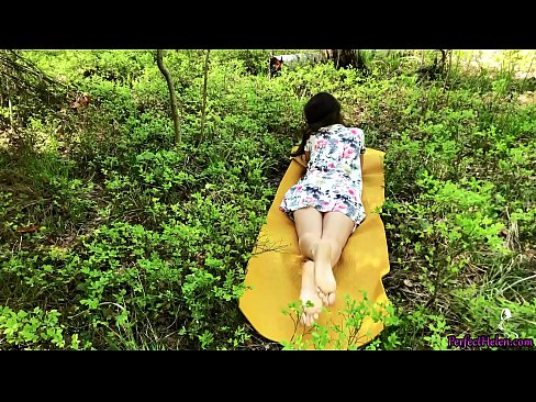 ❤️ 陌生人在Tinder上自慰我的阴部,并在树林里热情地做爱 ❤️❌ 性爱